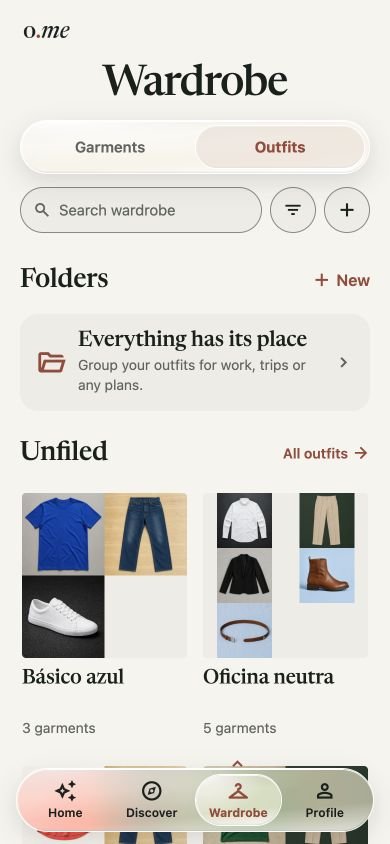 Saved outfits in Outfiteame